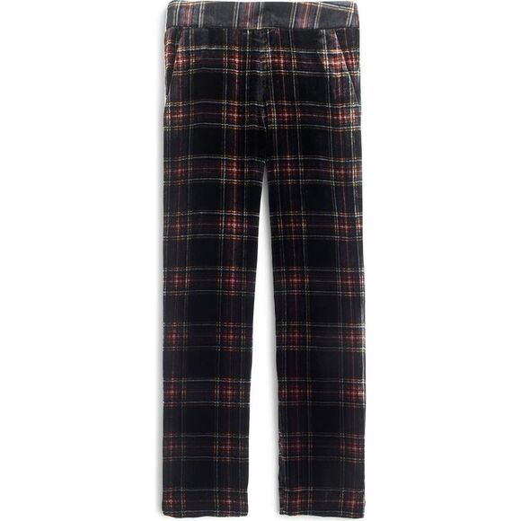 J. Crew Pull-On Easy Pant in Velvet Stewart Tartan  Black Multi Plaid Holiday Sz - Picture 15 of 15